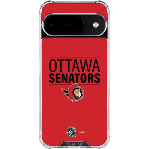NHL Ottawa Senators Lineup Google Pixel 10 Clear Case